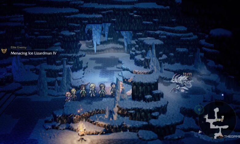 تمام نقاط ضعف دشمن مارمولک یخی خطرناک در Octopath Traveler 0 تمام نقاط ضعف دشمن مارمولک یخی خطرناک در Octopath Traveler 0