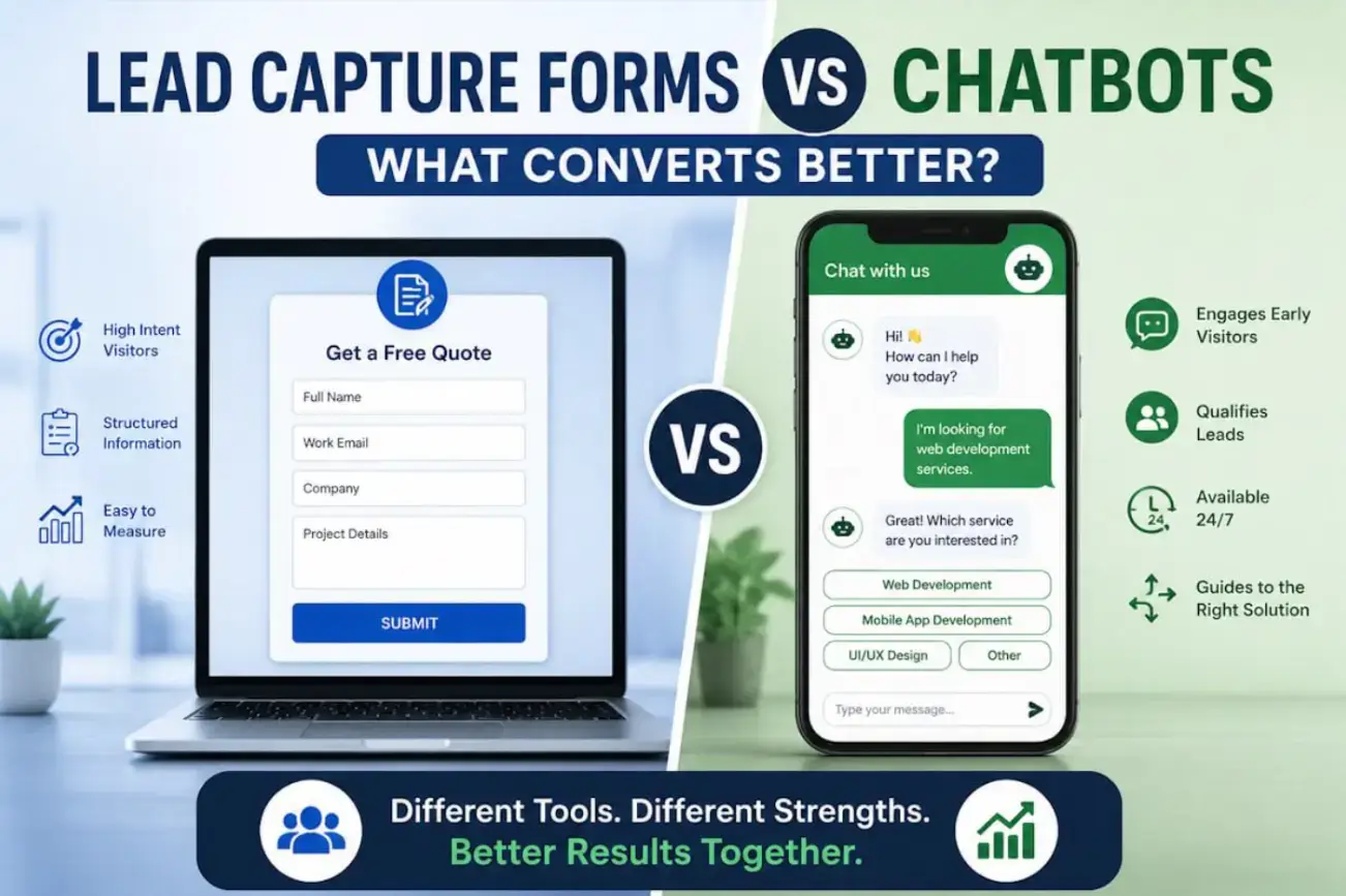 1783383511 613 Forms Capture Lead در مقابل Chatbots کدام یک بهتر تبدیل