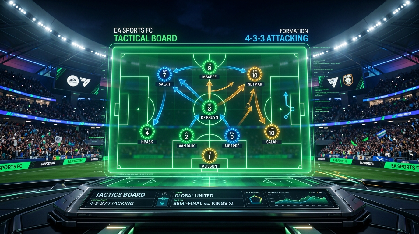 بهترین تاکتیک‌های متای EA Sports FC 25 و FC 26: چیدمان‌های برنده آلتیمیت تیم و کدهای کاستوم تاکتیک ۲۰۲۶