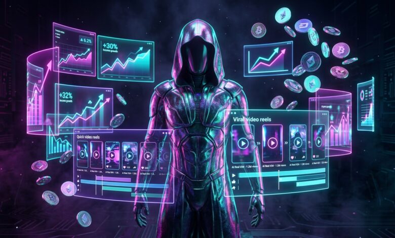 آموزش ساخت پیج بدون چهره اینستاگرام و تولید ریلز هوش مصنوعی ۲۰۲۶ (Faceless AI Guide)