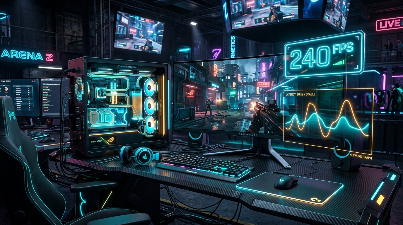راهنمای جامع افزایش FPS، رفع لگ و کاهش پینگ تمام بازی‌ها در ایران (۲۰۲۶): ترفندهای ویندوز، موبایل و بهترین DNS گیمینگ