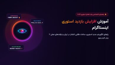 آموزش افزایش بازدید استوری اینستاگرام در سال ۲۰۲۶ (ترفندهای الگوریتم + ساعات انتشار)