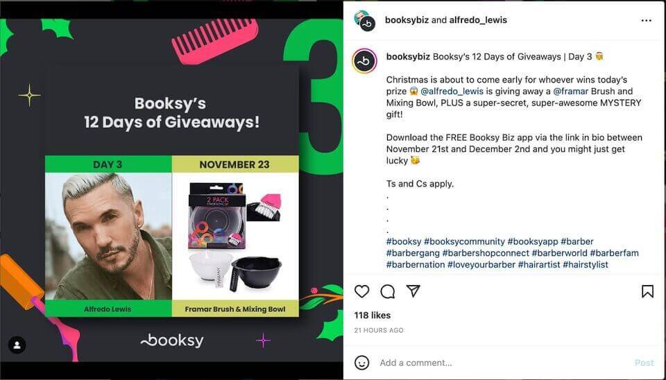 How to Collab Post on Instagram - پست های هدیه در اینستاگرام Booksy