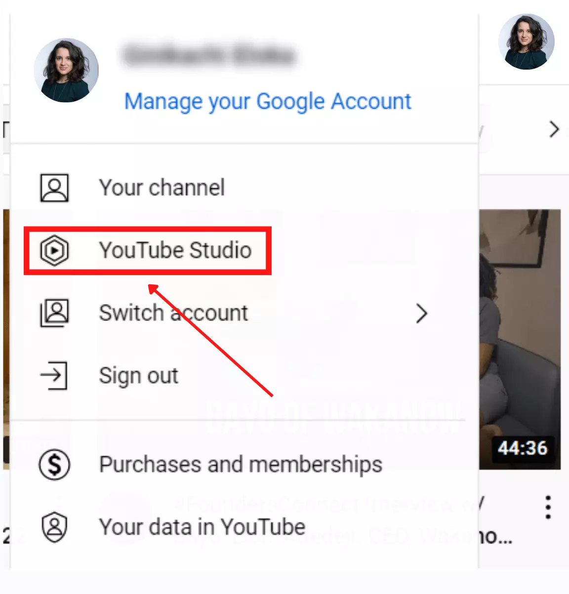 به YouTube Studio بروید به YouTube Studio بروید