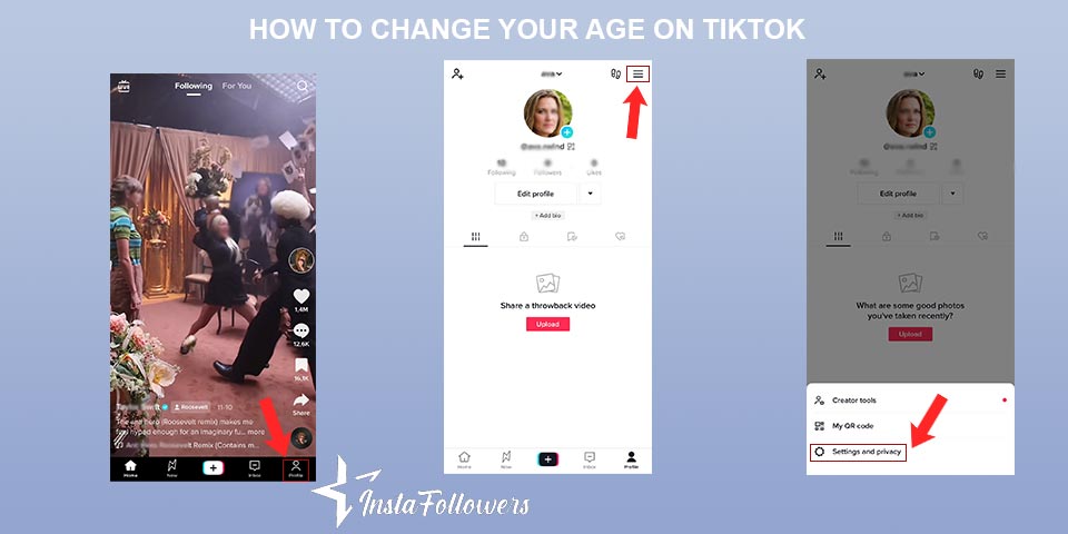 چگونه سن خود را در TikTok تغییر دهید